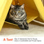 Pet Tent, Cat Tent for Indoor Cats, Wooden Cat House for small Pets,Yellow