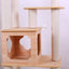 PurrScape Elegance - Deluxe Wooden Cat Tower