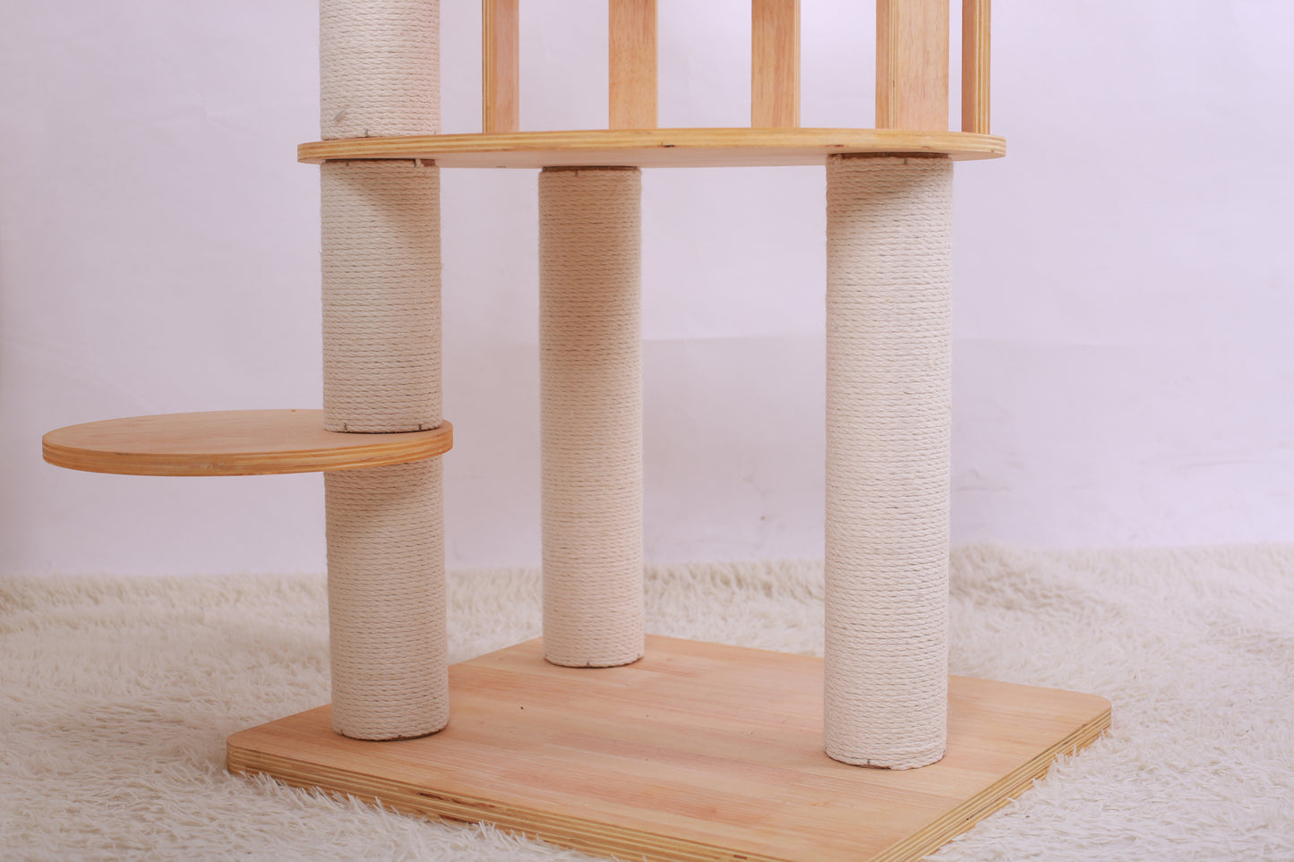 EliteCat Haven - Premium Wooden Multi-Level Cat Climber Cat Tower