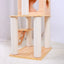 PurrScape Elegance - Deluxe Wooden Cat Tower