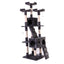 67'' Multi-Level Cat Tree Tower, Kitten Condo House with Scratching Posts, Kitty Play Activity Center, Gray